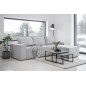 Canapé d'angle convertible - SIDNEY VELOURS - en velours Luxe - 5/6 places, gris clair, angle droit (vu de face) Canapé d'angle convertible - SIDNEY VELOURS - en velours Luxe - 5/6 places, gris clair, angle droit (vu de face)