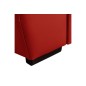 Canapé d'angle en 100% cuir de luxe italien , 5 places Cintia, couleur rouge foncé, angle droit Canapé d'angle en 100% cuir de luxe italien , 5 places Cintia, couleur rouge foncé, angle droit