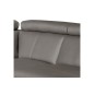 Canapé d'angle en cuir italien de luxe 5/6 places TONUS, taupe, angle droit Canapé d'angle en cuir italien de luxe 5/6 places TONUS, taupe, angle droit