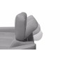 - Canapé d'angle relax en cuir de luxe italien avec relax électrique et coffre, AMBERT, gris clair, angle gauche, 4 places - Canapé d'angle relax en cuir de luxe italien avec relax électrique et coffre, AMBERT, gris clair, angle gauche, 4 places