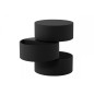 Table basse design laquée noir mat avec rangement POOL Table basse design laquée noir mat avec rangement POOL
