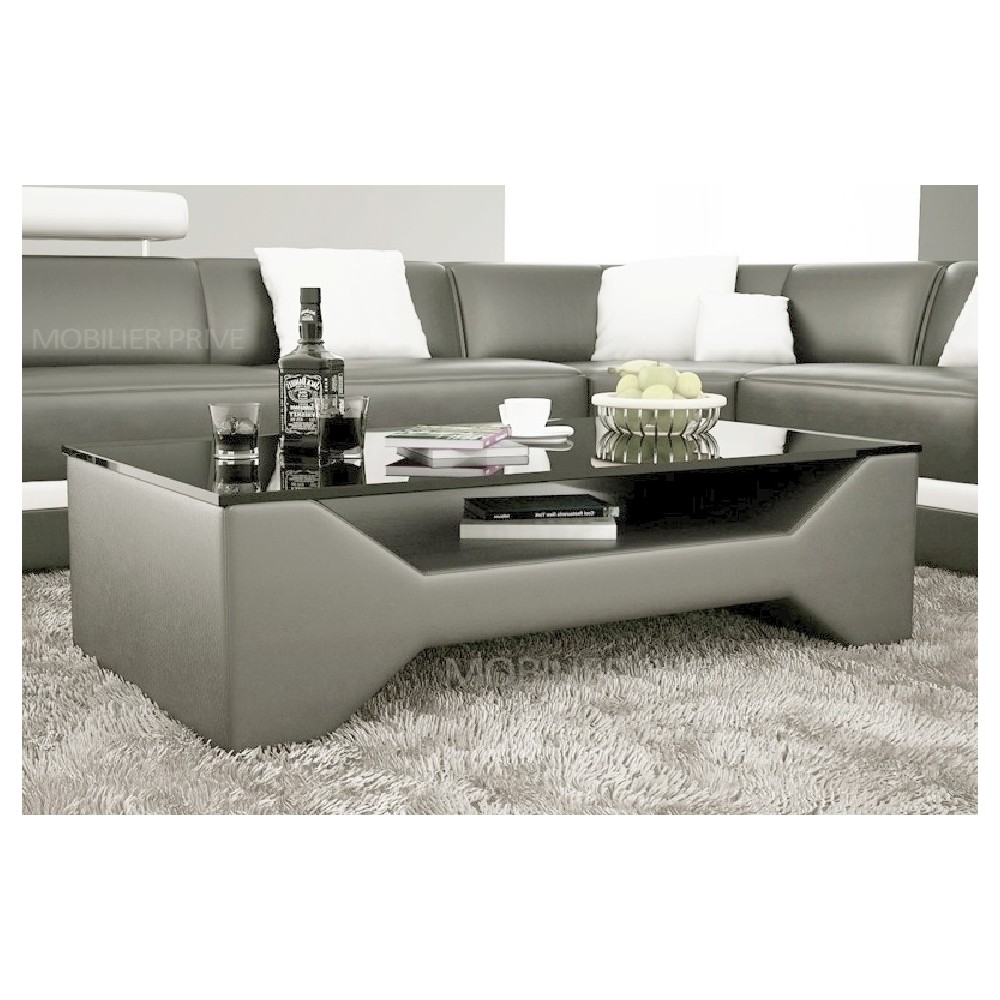 Table basse design LINA, gris foncé Table basse design LINA, gris foncé