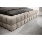 Lit double avec coffre DILAN VELOURS de qualité luxe capitonné, beige, 160x200 Lit double avec coffre DILAN VELOURS de qualité luxe capitonné, beige, 160x200