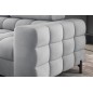 Canapé d'angle convertible, FERNAND VELOURS - en velours Luxe gris, 5 places, angle gauche (vu de face) Canapé d'angle convertible, FERNAND VELOURS - en velours Luxe gris, 5 places, angle gauche (vu de face)