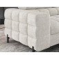 Canapé d'angle convertible, FERNAND tissu bouclette Luxe ivoire, 5 places, angle droit (vu de face) Canapé d'angle convertible, FERNAND tissu bouclette Luxe ivoire, 5 places, angle droit (vu de face)