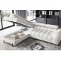 Canapé d'angle convertible FERNAND tissu bouclette Luxe ivoire, 5 places, angle gauche (vu de face) Canapé d'angle convertible FERNAND tissu bouclette Luxe ivoire, 5 places, angle gauche (vu de face)