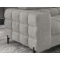 Canapé d'angle convertible, FERNAND tissu bouclette Luxe gris, 5 places, angle droit (vu de face) Canapé d'angle convertible, FERNAND tissu bouclette Luxe gris, 5 places, angle droit (vu de face)