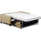 Canapé 3 places convertible en cuir italien de luxe ARUS, beige Canapé 3 places convertible en cuir italien de luxe ARUS, beige