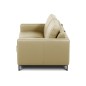Canapé 3 places convertible en cuir italien de luxe ARUS, beige Canapé 3 places convertible en cuir italien de luxe ARUS, beige