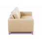 Canapé 3 places convertible en cuir italien de luxe ARUS, beige Canapé 3 places convertible en cuir italien de luxe ARUS, beige