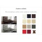 Canapé d'angle en cuir italien 5 places LIBERTY, personnalisé, angle droit Canapé d'angle en cuir italien 5 places LIBERTY, personnalisé, angle droit
