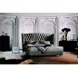 Lit design de luxe PRINCESSE, avec sommier à lattes, gris foncé 160x200 Lit design de luxe PRINCESSE, avec sommier à lattes, gris foncé 160x200
