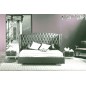 Lit design de luxe PRINCESSE, avec sommier à lattes, gris foncé 160x200 Lit design de luxe PRINCESSE, avec sommier à lattes, gris foncé 160x200