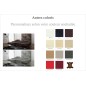 Canapé d'angle en cuir italien 5 places LIBERTY, personnalisé, angle gauche Canapé d'angle en cuir italien 5 places LIBERTY, personnalisé, angle gauche