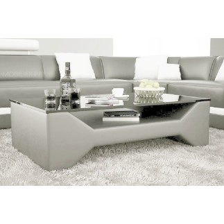 Table basse design COSY, gris clair