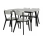Table à manger blanc laqué design, RADO Table à manger blanc laqué design, RADO