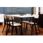 Table à manger blanc laqué design, RADO Table à manger blanc laqué design, RADO