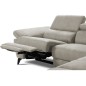 Canapé d'angle avec relax électrique tissu effet grain, 5/6 places SOLARO, beige, angle droit Canapé d'angle avec relax électrique tissu effet grain, 5/6 places SOLARO, beige, angle droit