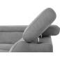 Canapé d'angle avec relax électrique tissu effet grain, 5/6 places SOLARO, gris foncé, angle droit Canapé d'angle avec relax électrique tissu effet grain, 5/6 places SOLARO, gris foncé, angle droit