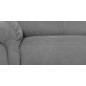 Canapé d'angle avec relax électrique tissu effet grain, 5/6 places SOLARO, gris foncé, angle droit Canapé d'angle avec relax électrique tissu effet grain, 5/6 places SOLARO, gris foncé, angle droit