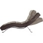 Chaise longue réglable multipositions, en cuir de luxe italien, SWEET, taupe Chaise longue réglable multipositions, en cuir de luxe italien, SWEET, taupe