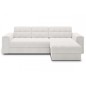 Canapé d'angle convertible, BLENDO en tissu bouclette Luxe ivoire, 4 places, angle droit (vu de face) Canapé d'angle convertible, BLENDO en tissu bouclette Luxe ivoire, 4 places, angle droit (vu de face)