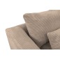 Canapé d'angle en velours cotelé Luxe marron BERLINO, 5 places, angle droit (vu de face) Canapé d'angle en velours cotelé Luxe marron BERLINO, 5 places, angle droit (vu de face)