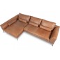 Canapé d'angle BERRY 100% TOUT cuir italien de prestige, marron, angle gauche, 5 places Canapé d'angle BERRY 100% TOUT cuir italien de prestige, marron, angle gauche, 5 places
