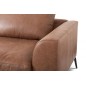 Canapé d'angle BERRY 100% TOUT cuir italien de prestige, marron, angle gauche, 5 places Canapé d'angle BERRY 100% TOUT cuir italien de prestige, marron, angle gauche, 5 places