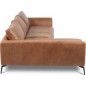 Canapé d'angle BERRY 100% TOUT cuir italien de prestige, marron, angle gauche, 5 places Canapé d'angle BERRY 100% TOUT cuir italien de prestige, marron, angle gauche, 5 places