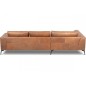 Canapé d'angle BERRY 100% TOUT cuir italien de prestige, marron, angle gauche, 5 places Canapé d'angle BERRY 100% TOUT cuir italien de prestige, marron, angle gauche, 5 places