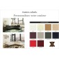 Canapé d'angle en cuir italien 5 places MODERNI, personnalisé, angle droit Canapé d'angle en cuir italien 5 places MODERNI, personnalisé, angle droit