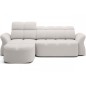 Canapé d'angle profondeur réglable, BENSON en tissu bouclette Luxe ivoire, 4-5 places, angle gauche (vu de face) Canapé d'angle profondeur réglable, BENSON en tissu bouclette Luxe ivoire, 4-5 places, angle gauche (vu de face)