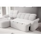 Canapé d'angle profondeur réglable, BENSON en tissu bouclette Luxe ivoire, 4-5 places, angle gauche (vu de face) Canapé d'angle profondeur réglable, BENSON en tissu bouclette Luxe ivoire, 4-5 places, angle gauche (vu de face)