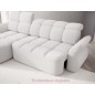 Canapé d'angle profondeur réglable, BENSON en tissu bouclette Luxe ivoire, 4-5 places, angle gauche (vu de face) Canapé d'angle profondeur réglable, BENSON en tissu bouclette Luxe ivoire, 4-5 places, angle gauche (vu de face)