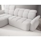 Canapé d'angle profondeur réglable, BENSON en tissu bouclette Luxe ivoire, 4-5 places, angle gauche (vu de face) Canapé d'angle profondeur réglable, BENSON en tissu bouclette Luxe ivoire, 4-5 places, angle gauche (vu de face)