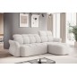 Canapé d'angle profondeur réglable, BENSON en tissu bouclette Luxe - ivoire, 4-5 places, angle droit (vu de face) Canapé d'angle profondeur réglable, BENSON en tissu bouclette Luxe - ivoire, 4-5 places, angle droit (vu de face)