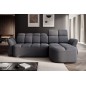 Canapé d'angle profondeur réglable BENSON, velours Luxe gris foncé, 4-5 places, angle droit (vu de face) Canapé d'angle profondeur réglable BENSON, velours Luxe gris foncé, 4-5 places, angle droit (vu de face)