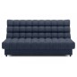 Canapé 3 places convertible CLARO en tissu bleu pâle Canapé 3 places convertible CLARO en tissu bleu pâle