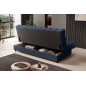 Canapé 3 places convertible CLARO en tissu bleu pâle Canapé 3 places convertible CLARO en tissu bleu pâle