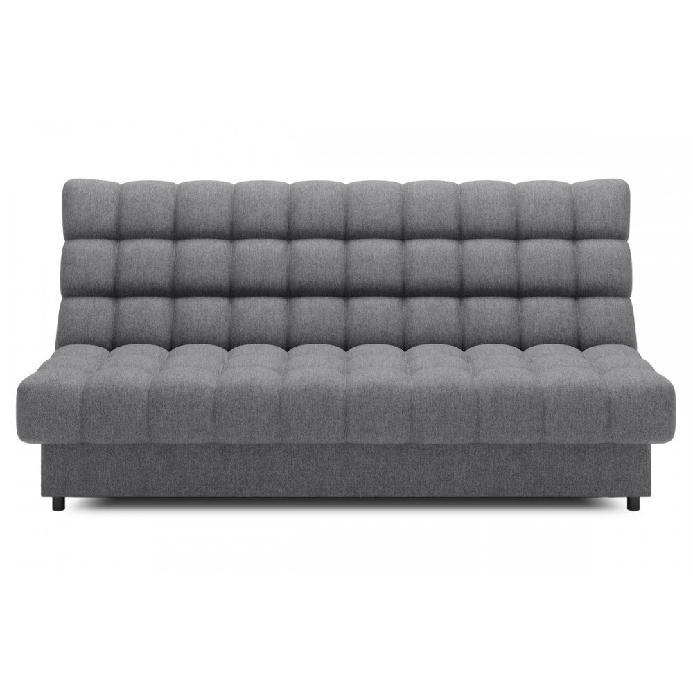 Canapé 3 places convertible CLARO en tissu gris
