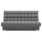 Canapé 3 places convertible CLARO en tissu gris