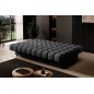 Canapé 3 places convertible CLARO en tissu gris foncé Canapé 3 places convertible CLARO en tissu gris foncé