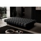 Canapé 3 places convertible CLARO en tissu noir Canapé 3 places convertible CLARO en tissu noir
