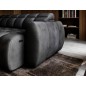 Canapé d'angle profondeur réglable FASANO velours Luxe gris foncé 5 places, angle gauche (vu de face) Canapé d'angle profondeur réglable FASANO velours Luxe gris foncé 5 places, angle gauche (vu de face)