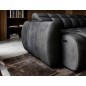 Canapé d'angle profondeur réglable FASANO velours Luxe gris foncé, 5 places, angle droit (vu de face) Canapé d'angle profondeur réglable FASANO velours Luxe gris foncé, 5 places, angle droit (vu de face)