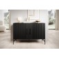 Beau buffet noir de qualité avec rangement, RAFI Beau buffet noir de qualité avec rangement, RAFI