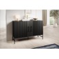 Beau buffet noir de qualité avec rangement, RAFI Beau buffet noir de qualité avec rangement, RAFI