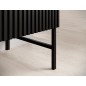 Beau buffet noir de qualité avec rangement, RAFI Beau buffet noir de qualité avec rangement, RAFI