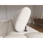 Canapé d'angle convertible FELIX tissu bouclette beige, 5 places, angle droit (vu de face) Canapé d'angle convertible FELIX tissu bouclette beige, 5 places, angle droit (vu de face)